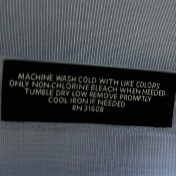 NWT blue dress shirt - Picture 3 of 5